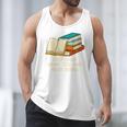 Drink Tea And Read Books Reading Bookworm Literature Men Tank Top