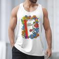 Equal Rights Book Flower Resist Feminist LGBTQ Floral Men Tank Top