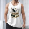 Fantasy Drama Tragedy Cat Book Lover Reading Humor Men Tank Top