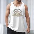 Groovy Flowers Love God Drink Coffee Read Books Christian Men Tank Top