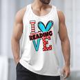 I Heart Books Love Reading Red And Stripe Animated Cat For Men Women Girls Kids Men Tank Top I Heart Books Love Reading Red And Stripe Animated Cat For Men Women Girls Kids Men Tank Top
