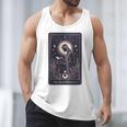High Priestess Tarot Art Celestial Mystic Book Lover Men Tank Top