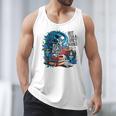 Hot Tea & Spicy Books Skeleton Reader Men Tank Top