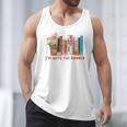 I'm With The Banned Books – Book Lover Librarian Reading Men Tank Top