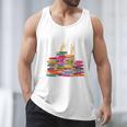 I'm Fine Reading Books Reader Book Lover Librarian Men Tank Top