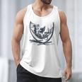 Italian Greyhound Whippet Dog Reading Book Hammock Iggy Mom Men Tank Top