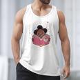 Just A Girl Who Loves Books Cute African American Afro Men Tank Top
