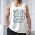 Just One More Chapter Blue Book Lover Reading Quote Men Tank Top