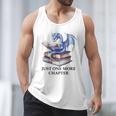 Just One More Chapter Book Dragon Reading Book Lover Bookish Men Tank Top