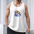 Just One More Chapter Bookish Book Unicorn Reading Book Men Tank Top