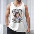 Kawaii Cat And Books Just A Girl Who Loves Both Men Tank Top Kawaii Cat And Books Just A Girl Who Loves Both Men Tank Top