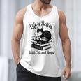 Life Is Better With Cats & Books Tuxedo Cat Mom Women Men Tank Top Life Is Better With Cats & Books Tuxedo Cat Mom Women Men Tank Top