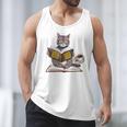 Life Is Better With Cats Coffee Books Cat Reading Book Men Tank Top Life Is Better With Cats Coffee Books Cat Reading Book Men Tank Top