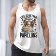 Papillon Dog Breed Life Is Better With Books And Papillons Men Tank Top Papillon Dog Breed Life Is Better With Books And Papillons Men Tank Top
