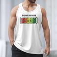 Powered By Books Bookworm Librarian Reading Men Tank Top