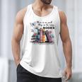 There Is No Such Thing As Too Many Books Reading Librarian Men Tank Top