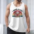I Read Alotl Axolotl Retro Reading Books Lover Vintage Men Tank Top
