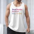 Read Books Be Kind Stay Weird Book Lover Premium Tri-Blend Men Tank Top