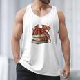 I Read Because Roasting People Is Frowned Upon Dragon Book Premium Tri-Blend Men Tank Top