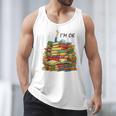 Reading Books Librarian Reader Nerd I'm Ok Teacher School Men Tank Top