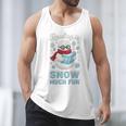 Reading Is Snow Much Fun Book Lover Winter Snowman Humor Men Tank Top Reading Is Snow Much Fun Book Lover Winter Snowman Humor Men Tank Top