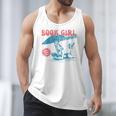 Retro Book Girl Summer Beach Vacation For Book Lover Men Tank Top Retro Book Girl Summer Beach Vacation For Book Lover Men Tank Top