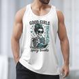 Romance Reader Good Girls Read Spicy Books Halloween Costume Men Tank Top