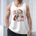 He Sees What You'Ve Been Reading Bookish Christmas Humor Men Tank Top He Sees What You'Ve Been Reading Bookish Christmas Humor Men Tank Top