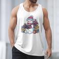 Snowman Reading Book Lovers Christmas Bookworm Librarian Men Tank Top Snowman Reading Book Lovers Christmas Bookworm Librarian Men Tank Top