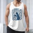 Sorry I'm Booked Cat Reading Book Boho Flowers Vintage Men Tank Top Sorry I'm Booked Cat Reading Book Boho Flowers Vintage Men Tank Top