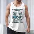 I Tried To Form Gang But It Turned Into A Book Club Raccoon Men Tank Top