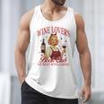 Valentine’s Day Wine Lovers Book Club We Read Wine Labels Men Tank Top