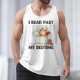 Vintage I Read Past My Bedtime Cute Sleeping Bear Book Lover Men Tank Top