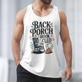 Vintage Reader Author Country Aesthetic Back Porch Book Club Men Tank Top