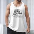 Vintage Retro Coffee Books & Cat Naps Men Tank Top