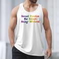Women's Read Books Be Kind Stay Weird Book Lover Rainbow Men Tank Top