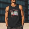 100 Days Of Coffee And Chaos Coquette Bow Book Apple Men Tank Top
