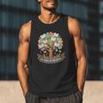 100 Days Of School In The Books Librarian Reading Teacher Men Tank Top