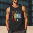 8647 Equal Rights Book Flower Trump Women Rights Feminist Men Tank Top