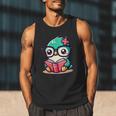 Adorable Book Lover Humming Bird With Reading Glasses Cute Men Tank Top Adorable Book Lover Humming Bird With Reading Glasses Cute Men Tank Top