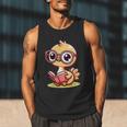 Adorable Book Lover Ostrich With Reading Glasses Cute Men Tank Top Adorable Book Lover Ostrich With Reading Glasses Cute Men Tank Top
