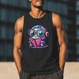Adorable Book Lover Robot With Reading Glasses Cute Men Tank Top Adorable Book Lover Robot With Reading Glasses Cute Men Tank Top