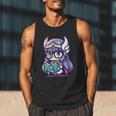 Adorable Book Lover Valkyrie With Reading Glasses Cute Men Tank Top Adorable Book Lover Valkyrie With Reading Glasses Cute Men Tank Top