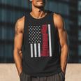 America Flag Read Book Reading Librarian Men Women Kids Men Tank Top