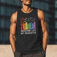 Awesome Like My Daughter Books Floral Proud Mom Women Men Tank Top Awesome Like My Daughter Books Floral Proud Mom Women Men Tank Top