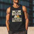 The Book Is Always Better Thriller Men Tank Top