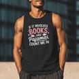 Book & Pajamas Humorous Book Lover Reading Bedtime Men Tank Top