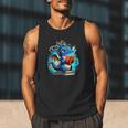 Book Dragon Reading Lover Men Tank Top