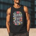 Book Fair Vibes Groovy 70s Retro School Librarian Men Tank Top Book Fair Vibes Groovy 70s Retro School Librarian Men Tank Top