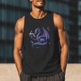 Book Lover Dragon Reading Cool Fantasy Women Girls Kids Men Men Tank Top